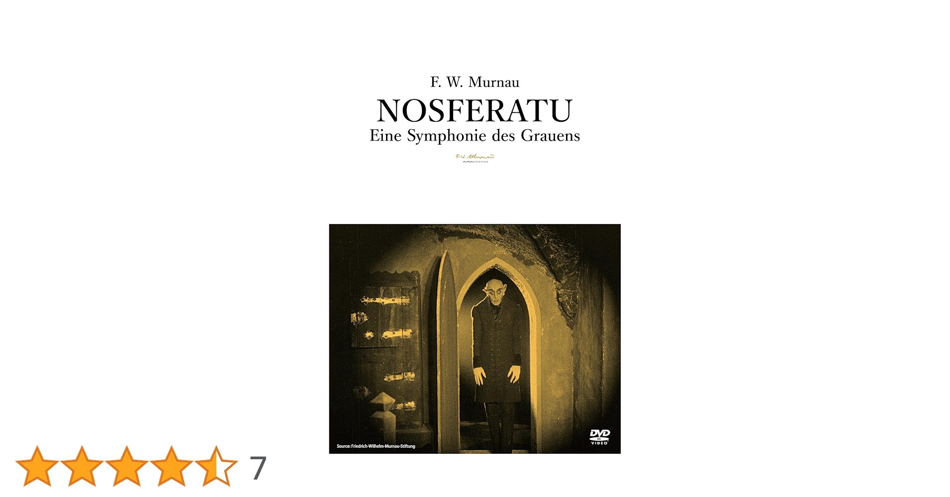 Amazon.co.jp: 吸血鬼ノスフェラトゥ 恐怖の交響楽【2Kデジタルリ